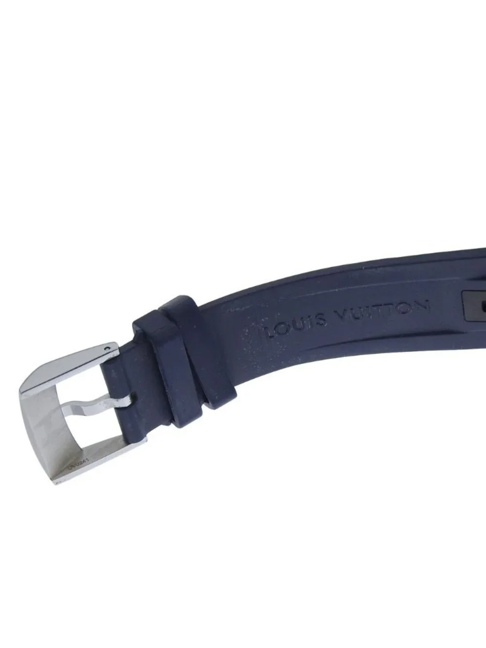 Louis Vuitton Tambour Street Stainless Steel Rubber Automatic Winding Analog